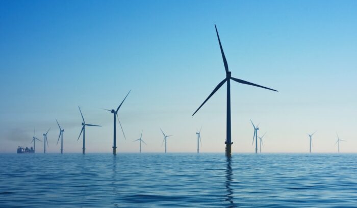 Wind turbines, for article on offshore wind farm