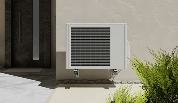 A household heat pump