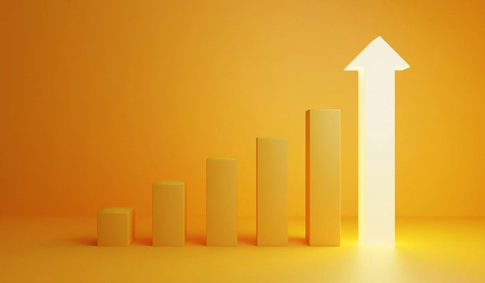 The myth of bigger impact illustrated through arrows going up