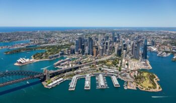 Aerial view of Sydney, Australia
