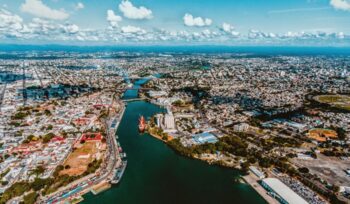 Aerial view of Santo Domingo
