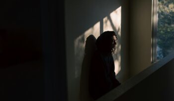 Woman in the shadows