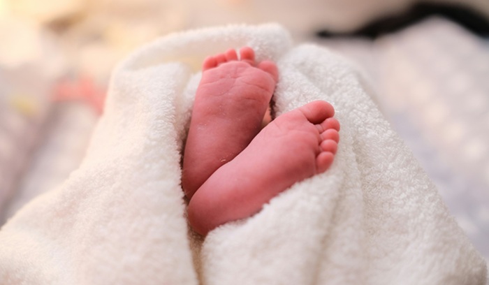 Newborn feet