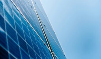 Solar panel close-up, for article on Chinese solar exports