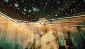 Abstract visual, for article on LSD-based drug