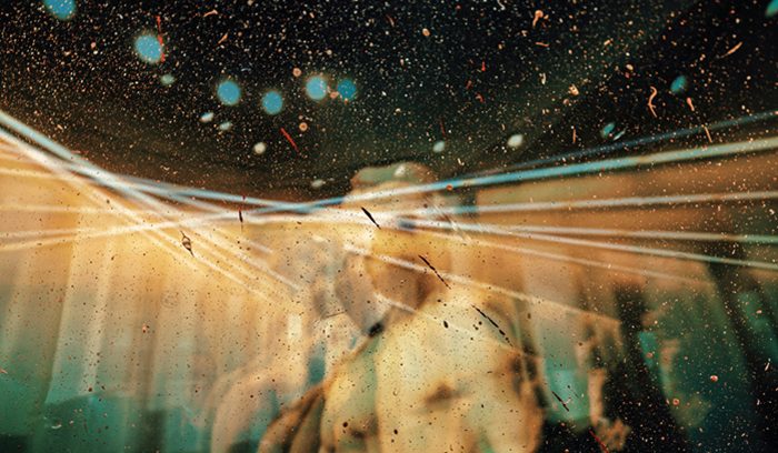 Abstract visual, for article on LSD-based drug