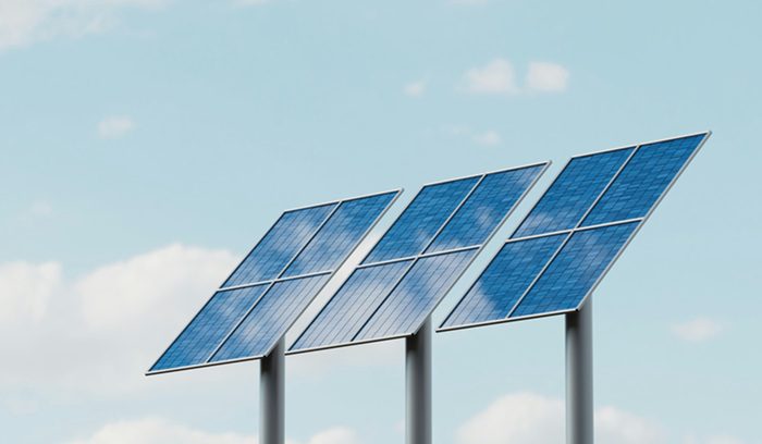 Solar panels, for article on Africa renewable energy capacity