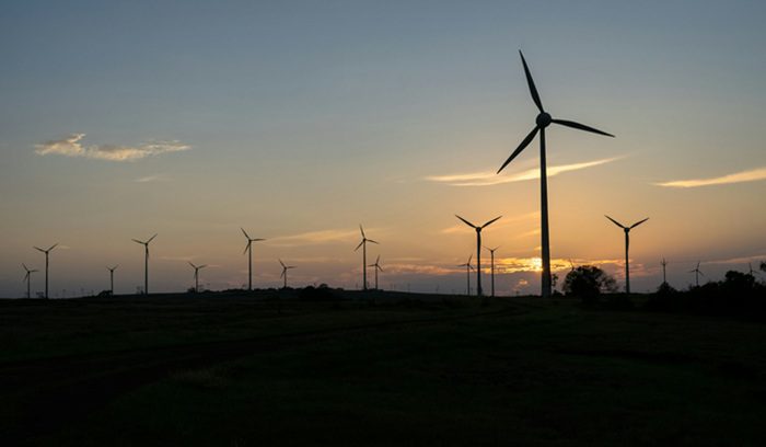 Wind turbines, for article on SunZia wind project